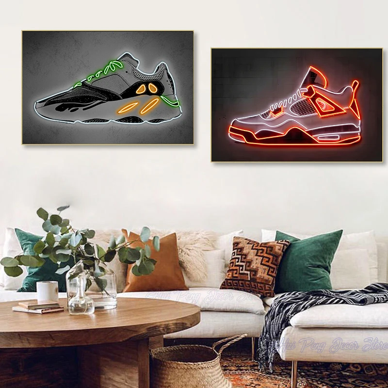 Travis Scott Canvas Wall Art Sneaker Collaboration Poster For Home Decor ▻  OutletTrends.com ▻ Free Shipping ▻ Up to 70% OFF