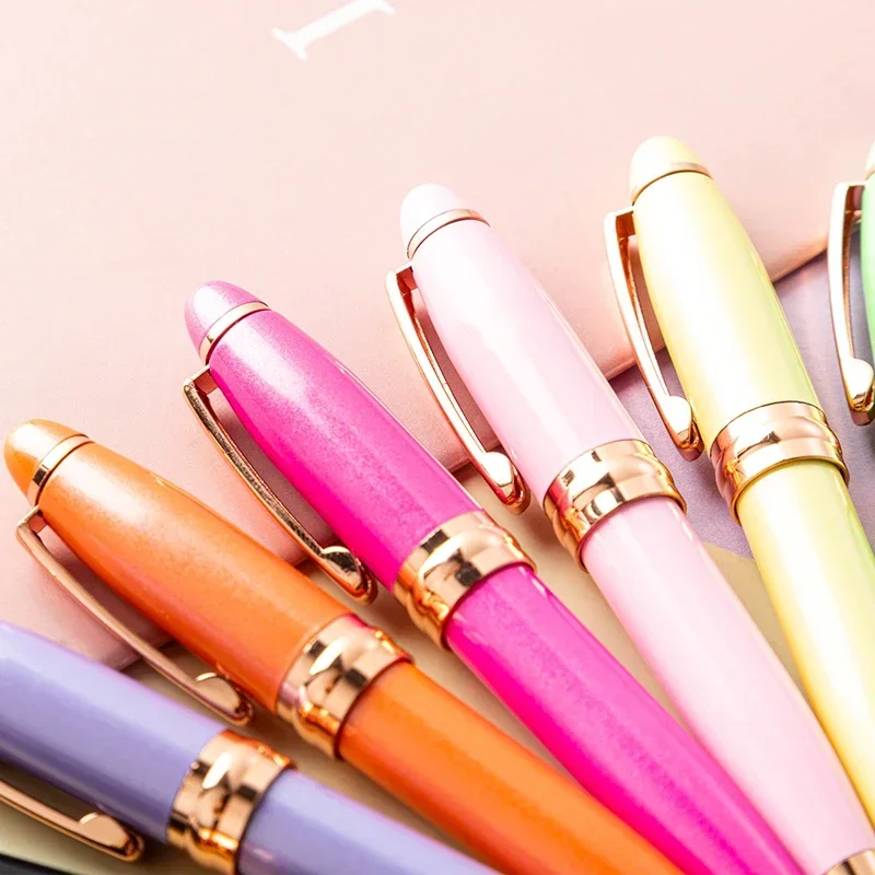 Multifunction Ballpoint Pen Multifunctional Pen Ballpoint Pen Ball Point Pen 9 Colors Cute Portable Mini 1.0mm Chubby Pocket Ballpoint Pens Student Writing Painting School Kawaii Stationery Supplies Supply