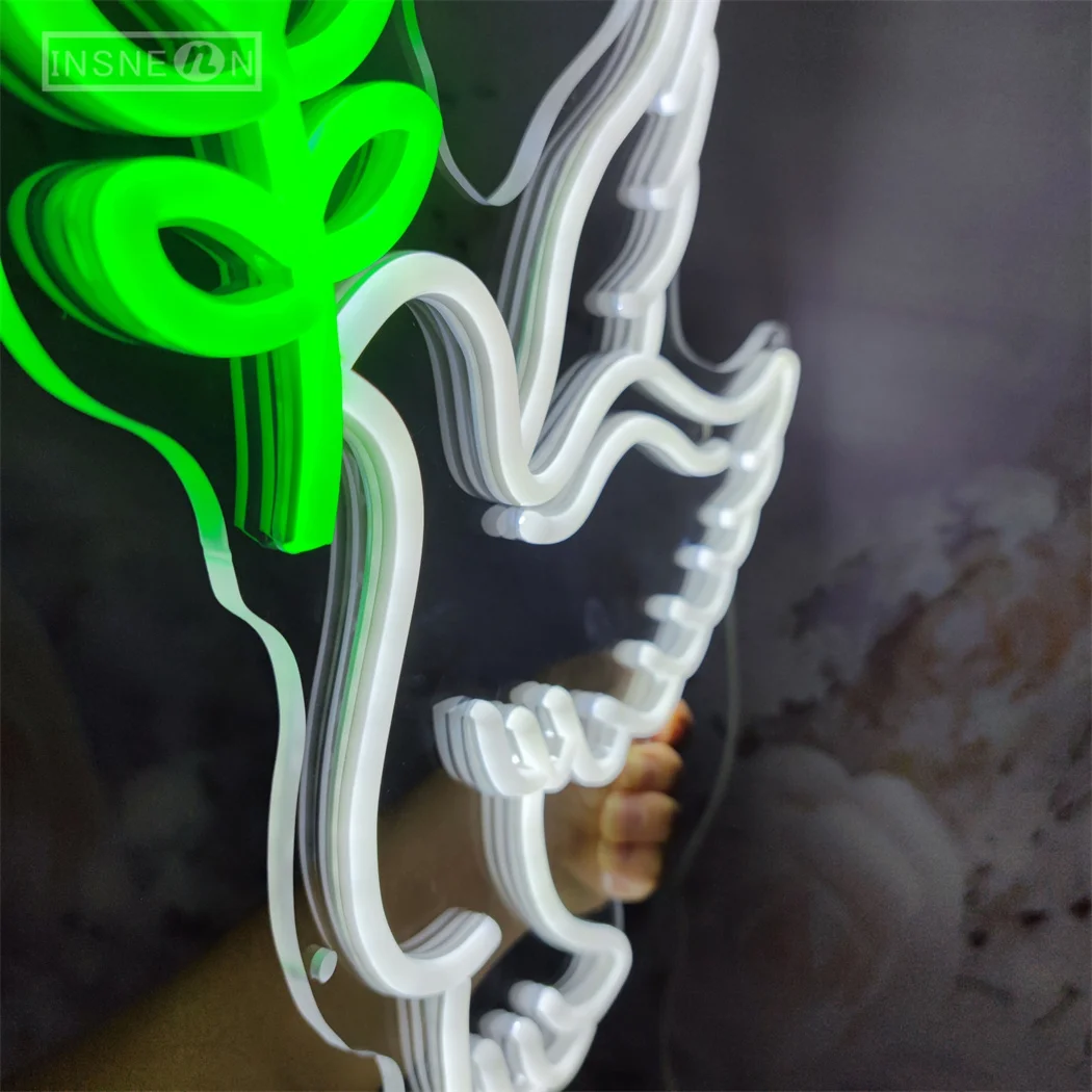 Description Picture 6 of itemPeace Dove LED Neon Sign Wall Hanging Multipurpose USB Powered Neon Light Sign for Home Bedroom Gaming Room Office Decor Light