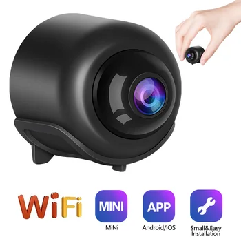 Mini telecamera WiFi Wireless HD Telecamera per visione notturna Home X5 Telecamera remota Monitoraggio della sicurezza degli animali domestici per bambini