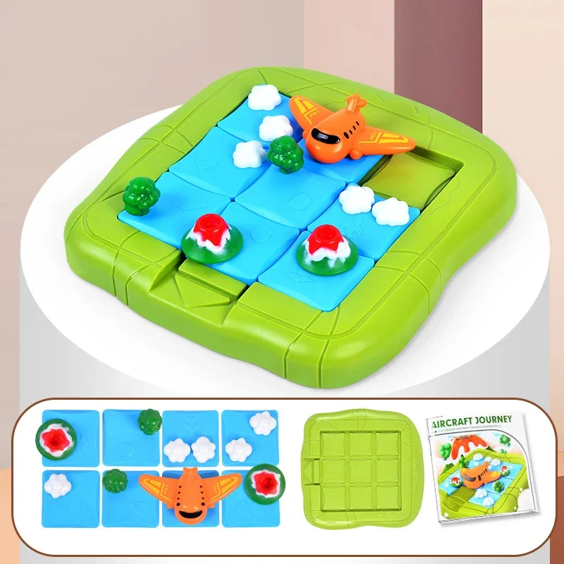 Children's Puzzle Toys Flight Journey Intellectual Advancement Training Brain Development Space Montessori Strategy Board Games