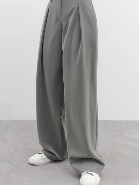 Women's Dark Grey Dress Pants
