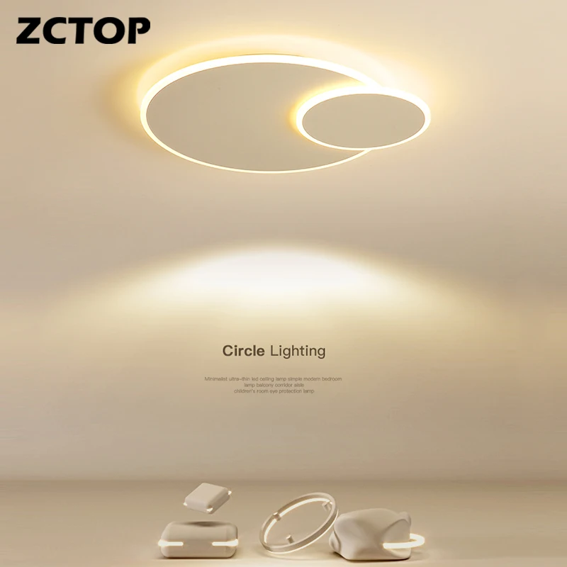 

Minimalist LED Ceiling Lamps for Living Room Bedroom Dining Room Kitchen Indoor Home Ceiling Lights Dimmable With Remote Lamps