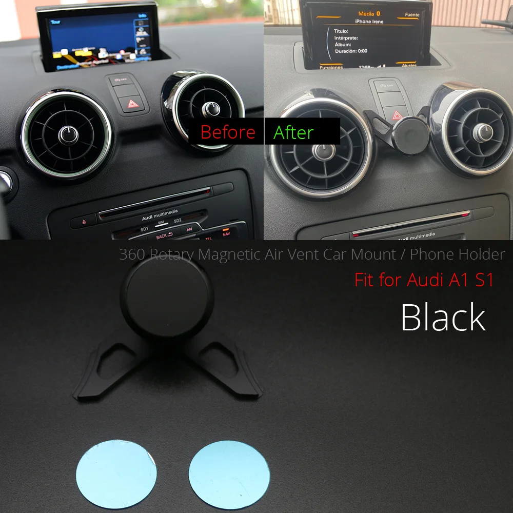 Supports Spéciaux De 17mm Pour Audi A1 8x, Support De Téléphone De Voiture,  Gps, Support Fixe, Accessoires De Base De Sortie D'air, 2019 – 2022 - Socle  Gps - AliExpress