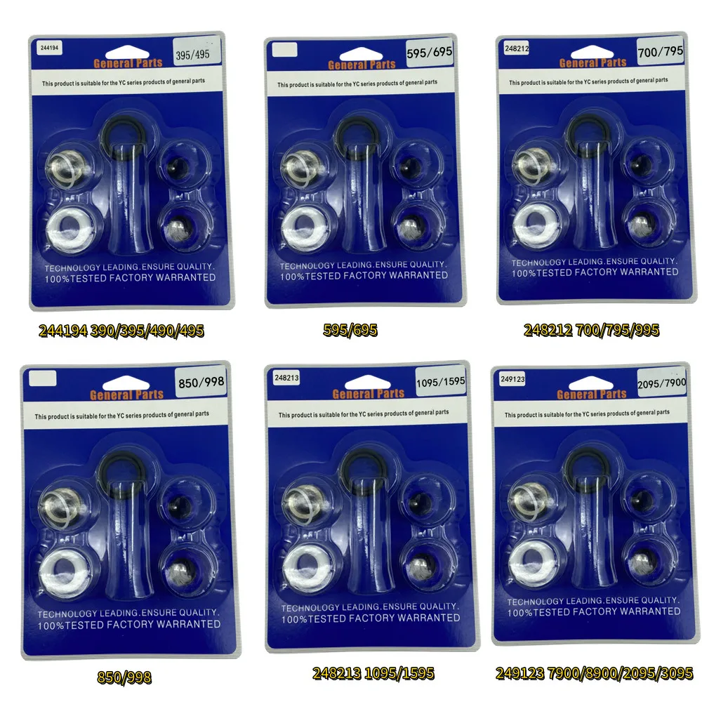 Airless-Sprühfarbe Maschinenpumpen-Reparatur-Dichtungs-Reparatur-Set 395 495（244194）595 695 700(248212)1095（248213）7900(249123) – Detail 1