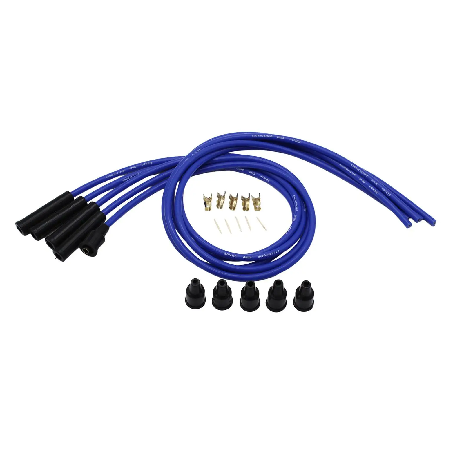 Cable Pour Bougie,Jeu De Fils De Bougie D'Allumage,5 Pièces De Fils D' Allumage - 9
