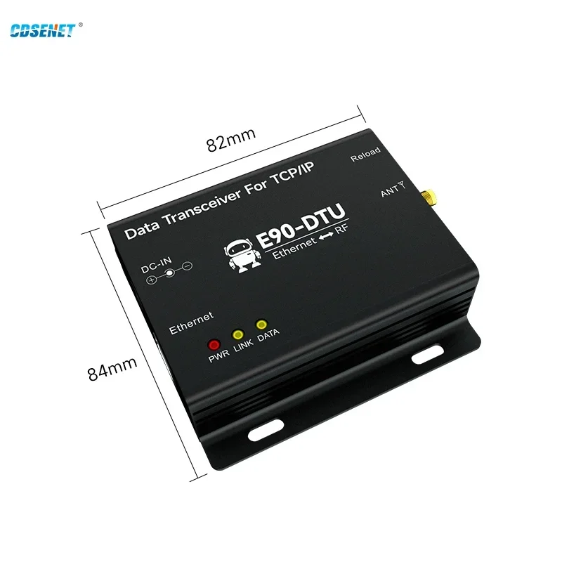 Lora 무선 데이터 변속기 이더넷 게이트웨이, CDSENET E90-DTU(900SL22)E 22dbm, 5km Modbus TCP RTU MQTT, 868MHz, 915MHz