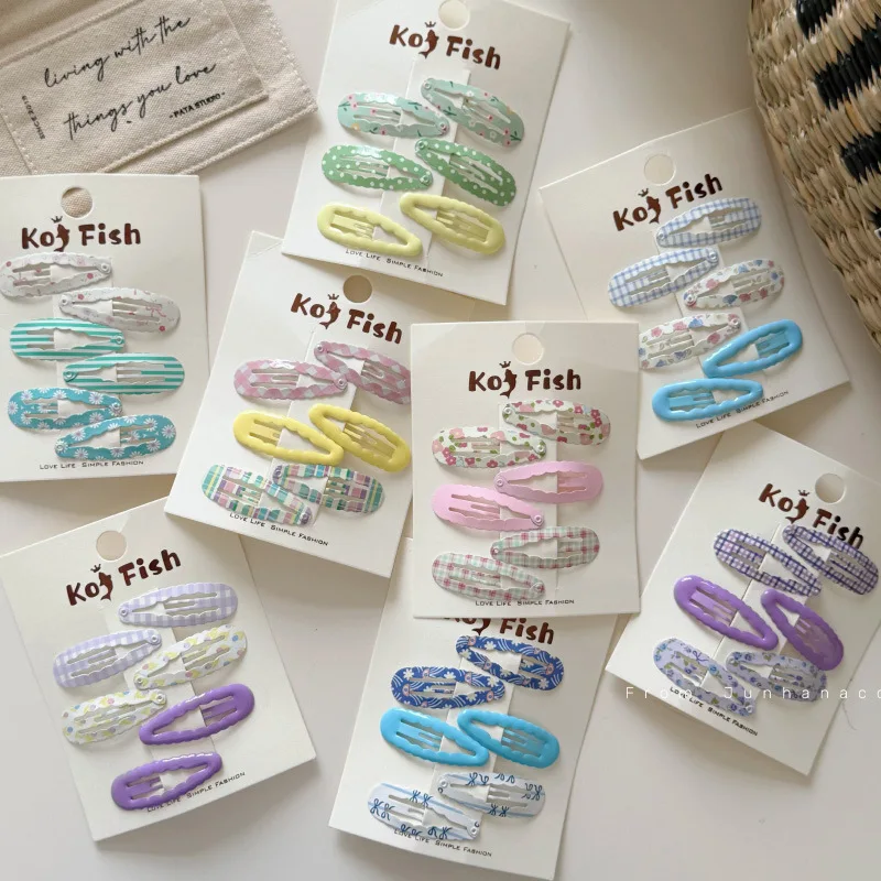 Colorful Plaid Wavy Hairpin: Stylish BB Clip Hair Accessories