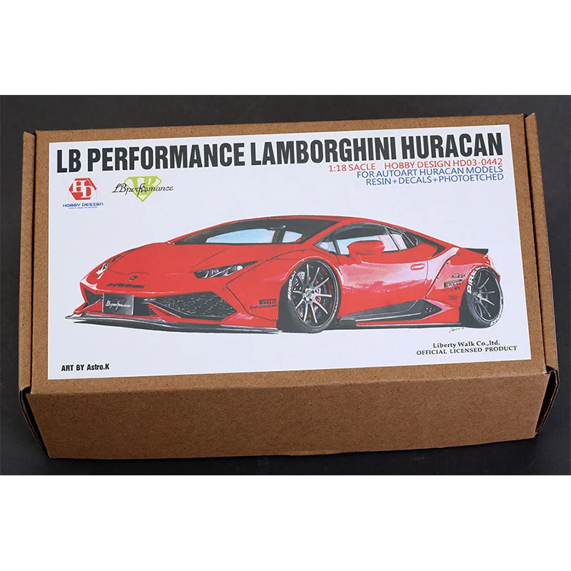 Hobby Design Hd03-0442 1/18 Lb Performance Huracan Per Autoart Huracan Wide Body Kit Hobbista Regalo Per Adulti Professionisti