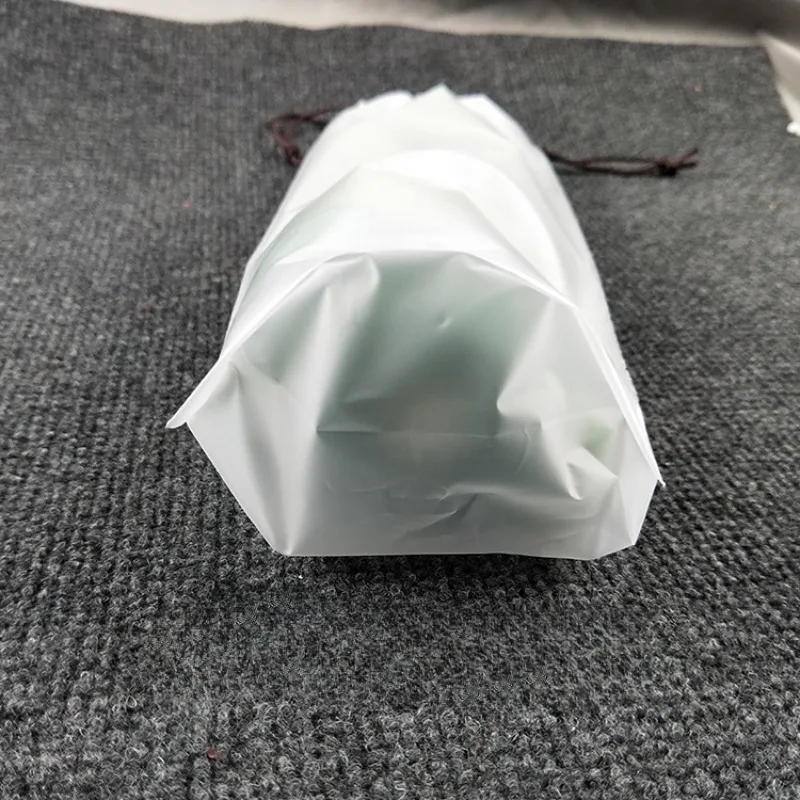 Umbrella Cover White Translucent Drawstring Umbrella Frosted Storage Bag Portable Children Outdoor Umbrella Scratch-Proof Dustproof EVA Cover