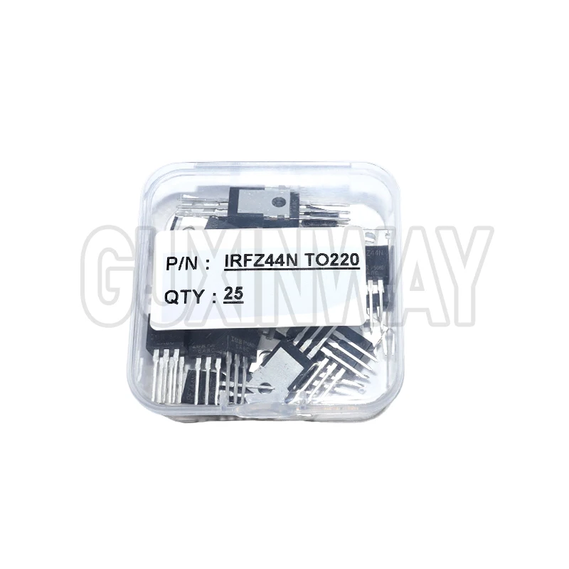 IRFZ44N Mosfet Transistor Kit 10/25pcs IRFZ44N Mosfet Original TO-220 TO220 IRFZ44NPBF