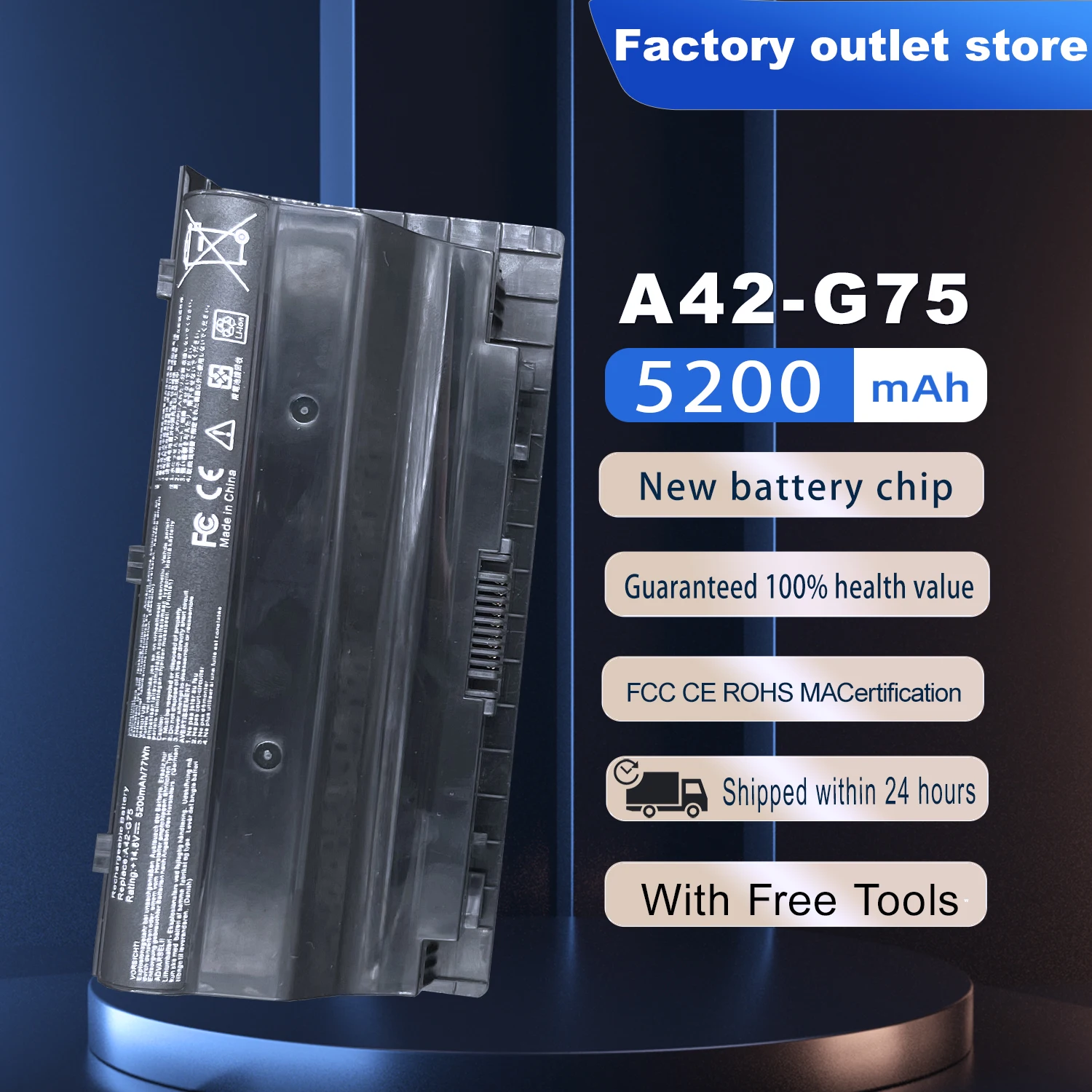 Новая аккумуляторная батарея DXT для ноутбука ASUS G75 G75V G75VM G75VX, литий-ионные батареи, фонарь 0B110-00200000