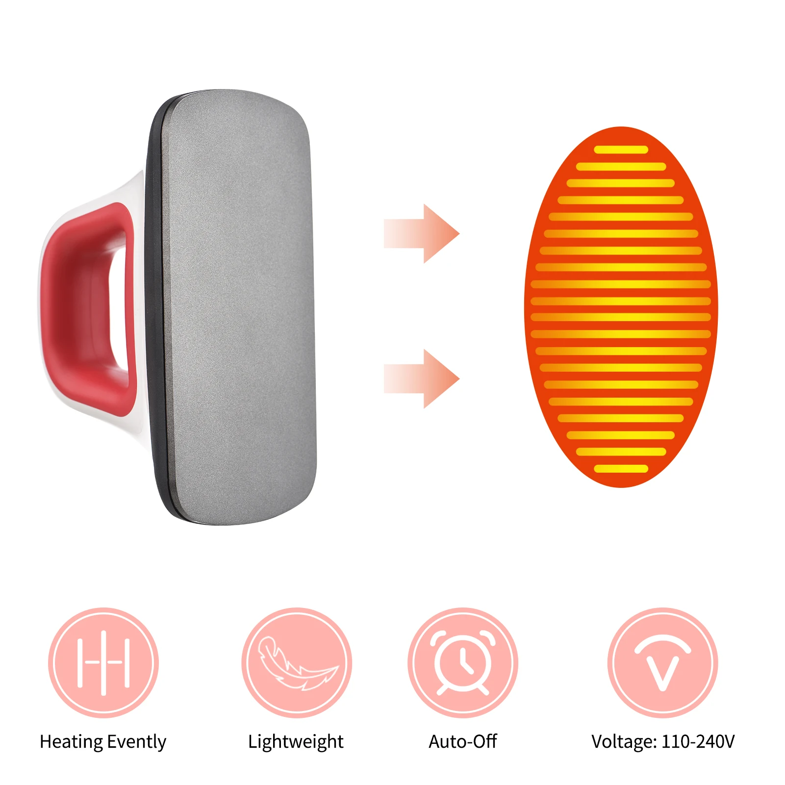 Mini Heat Press Machine para Impressão de Camisetas Impressão Portátil Fácil Transferência de Aquecimento Máquinas de Ferro para Roupas Bolsas Chapéus Almofadas R40 - Imagem 2