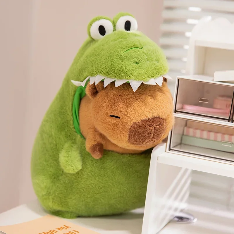 Kawaii Capybara Crocodile Plush (40cm) - Special Edition