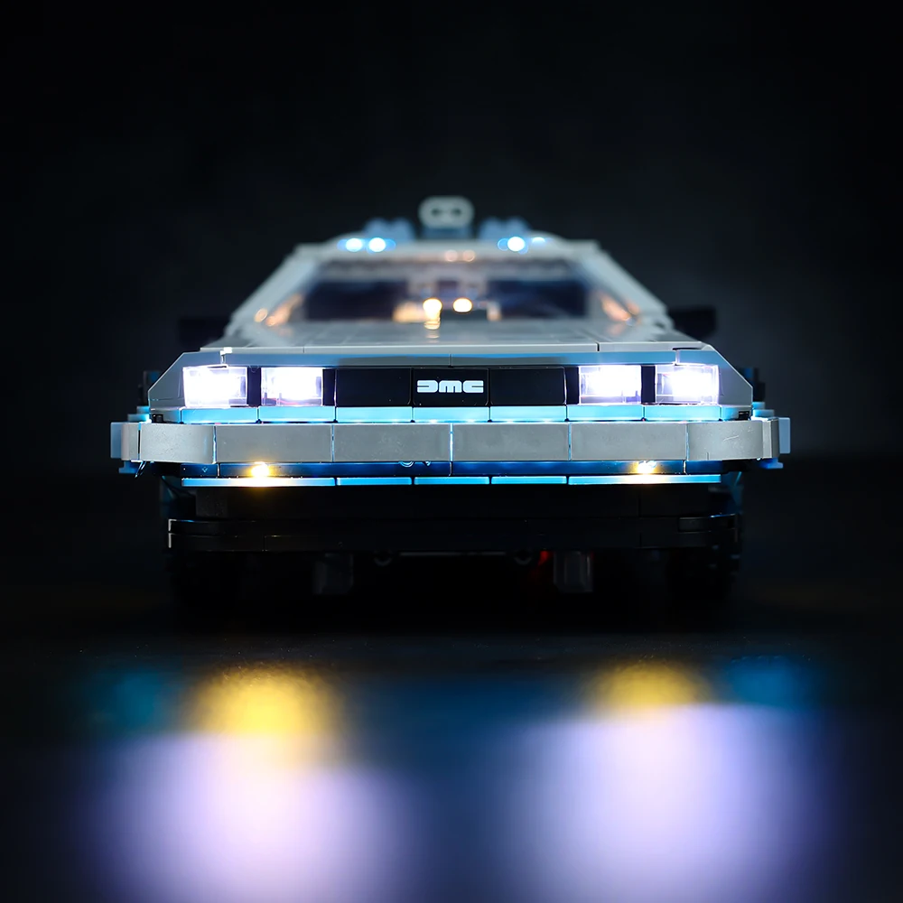 LEDライトキット,レゴビルディングブロック10300が未来的に戻る 