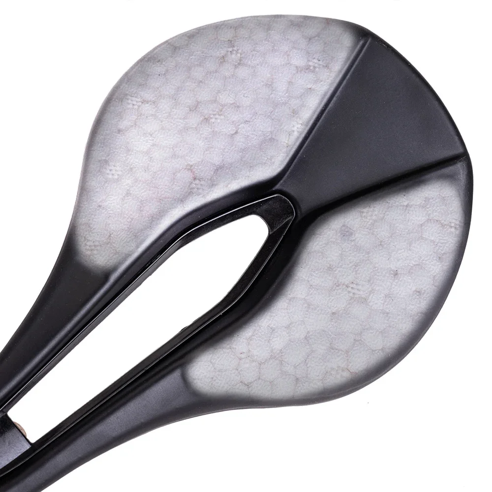 ZTTO Bicycle E TPU Saddle Soft Hollow Seat, MTB Road Bike TPU Foam Titanium Alloy Rail Ultralight Cushion - Image 4