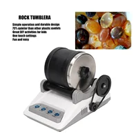 Rock  Kit  Electric  with Rough Gemstones Polishing Grits for Adult Kids 100‑240V 2
