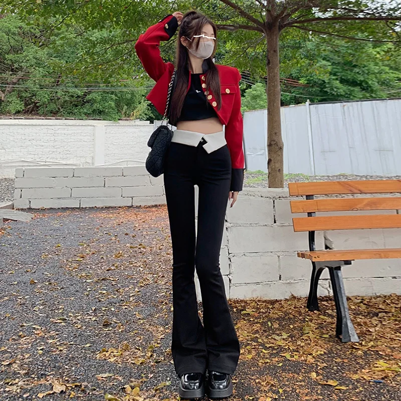 

High Waist New Slim Fit Casual Stretch Flare Jeans