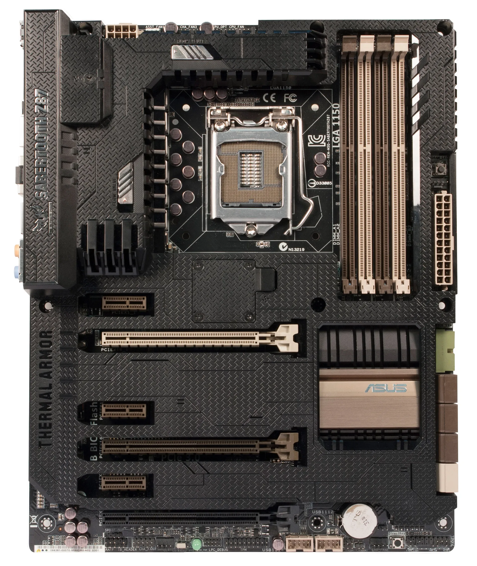 ASUS SABERTOOTH 悔しく Z87マザーボード Intel i7-4770K