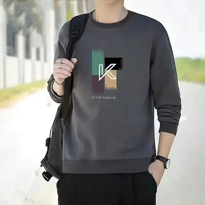 

Мужская футболка с круглым вырезом, большие размеры