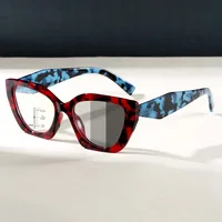 Smart Photochromic Sunglasses for Reading Glasses Vintage Progressive Multifocal Presbyopia Eyewear Finished Bifocal Eyeglasses 2