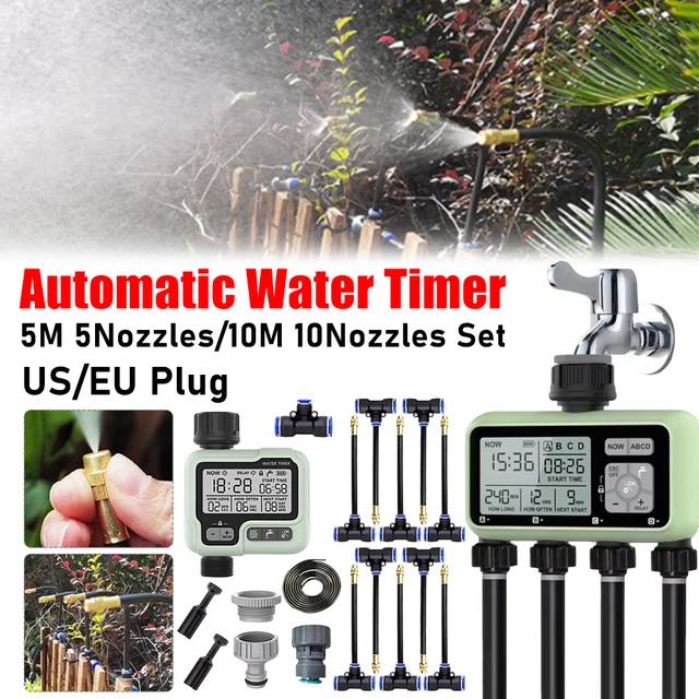 Automatic Water Timer Garden Digital Irrigation Controller System Intelligent Sprinkler Used Outdoor to Save Water & Time 1