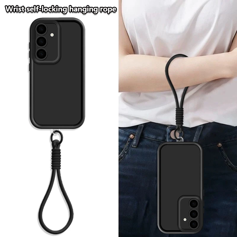 Wrist Strap Lanyard Phone Case with Enhanced Grip and Stylish Design