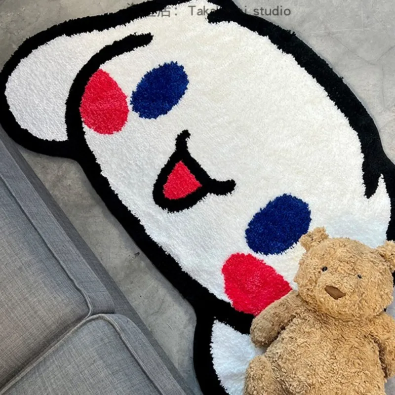 

Плюшевый коврик Sanrio Cinnamoroll, напольный коврик, милый мультяшный нескользящий декоративный ковер для кровати
