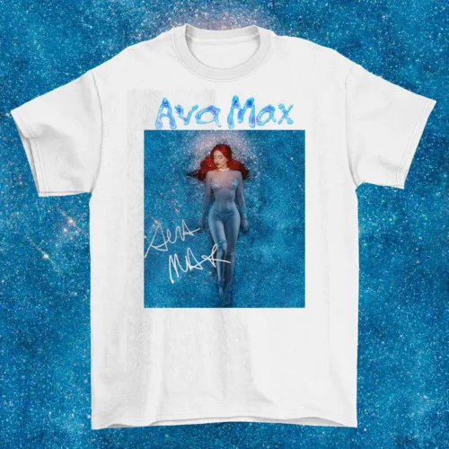 Фото Лидер продаж, футболка с надписью Ava Max diamond & danceflooring от S до 5XL, подарки для фанатов HC422 №1