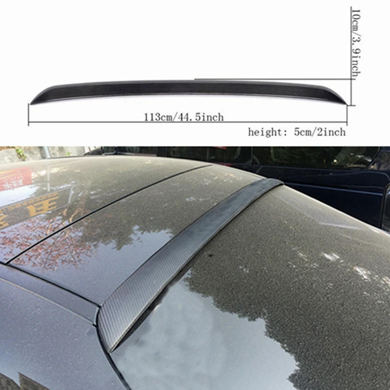 

Carbon fiber Rear Roof Spoiler wing For Mercedes Benz E-Class W213 E250 E300 E350 E400 E550 E63 AMG Sedan 4-door 2016 2017