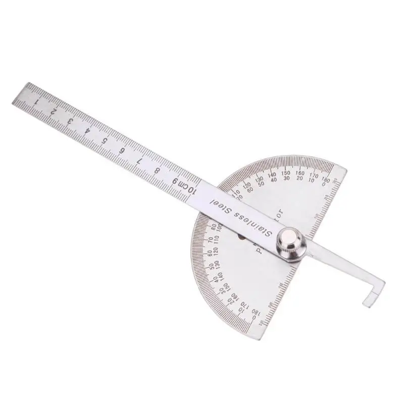 180 Degree Stainless Steel Protractor Angle Finder Rotary Measuring Ruler Woodworking Tools for Angles digital angle protractor,carpenter measuring tool,angle measuring tool,angle protractor,digital angle meter,woodworking measuring tool