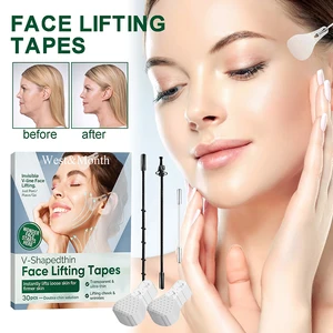 30pcs/Set Instant Invisible Face Stickers V-Shape Facesagging Skin Lift Up Facial Thin Line Wrinkle Fast Chin Adhesive Tape