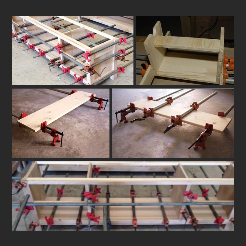 4 Points 6 Points Thickened Plumbing Clamps Fixing Clamps Woodworking Plywood G/F Pipe Clampers