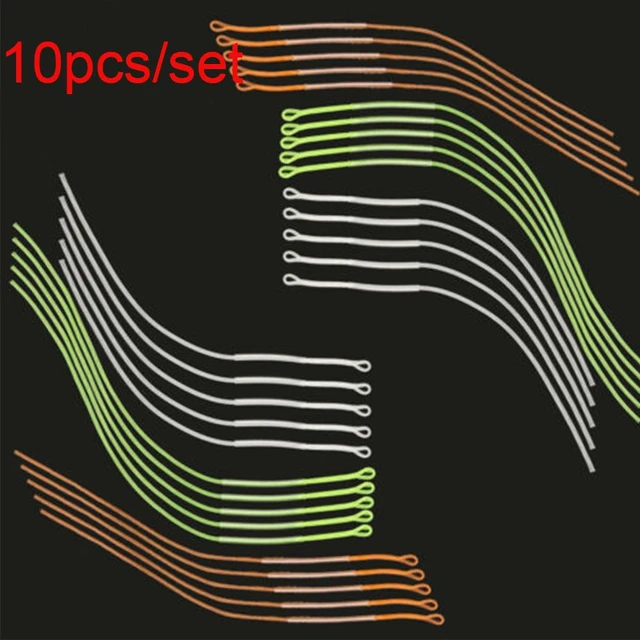 10pcs/Set Fly Fishing Braided Line Loop Connector Leader Loops