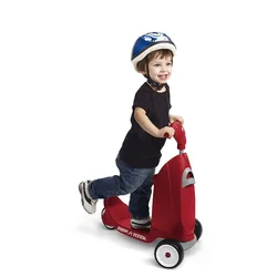 Children's three-wheeled scooter baby two-in-one scooter Multi-function