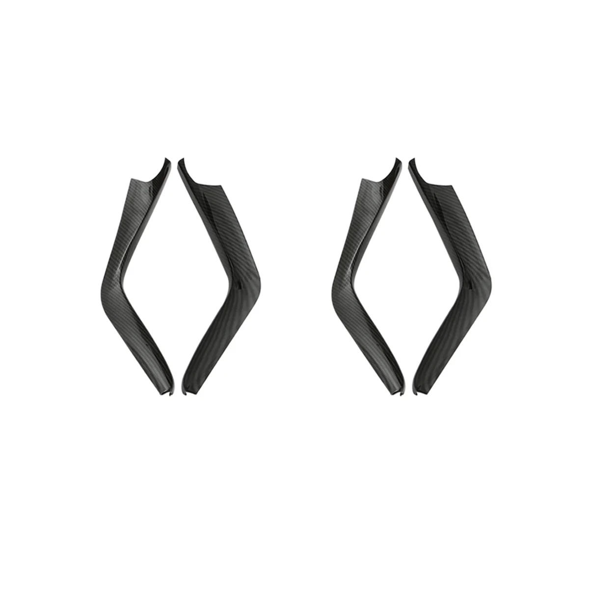 

4 шт., полоса переключения передач из углеродного волокна для Honda Civic 10 2016-2019