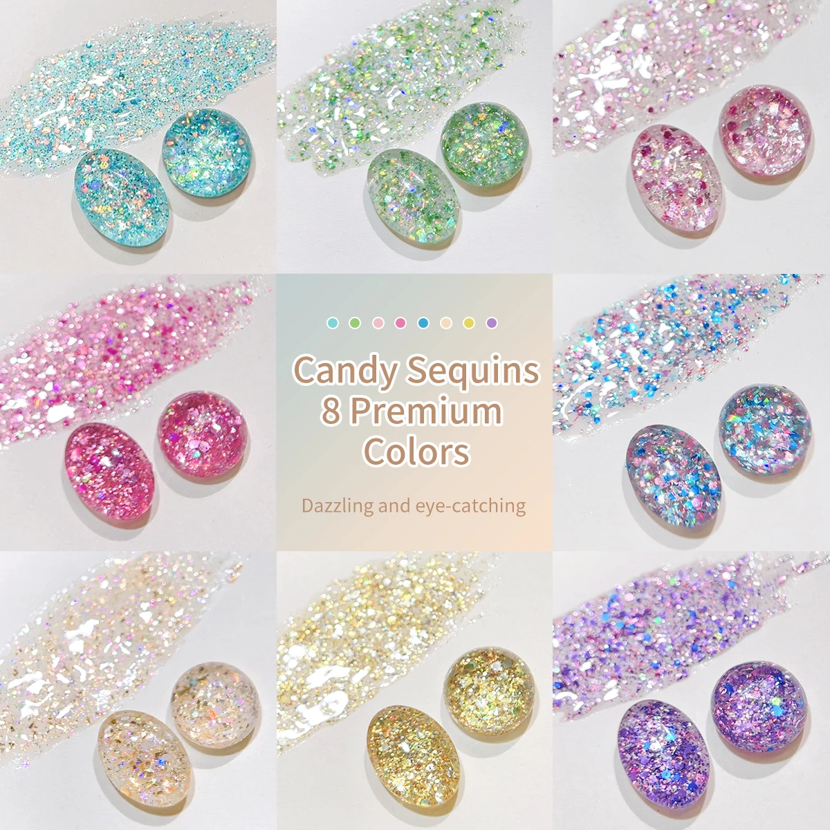 XEIJAYI 1개 15ML 스윗 캔디 글리터 네일 젤 세미 퍼머넌트 네일 아트 UV LED 네일 살롱 DIY 네일 살롱 젤