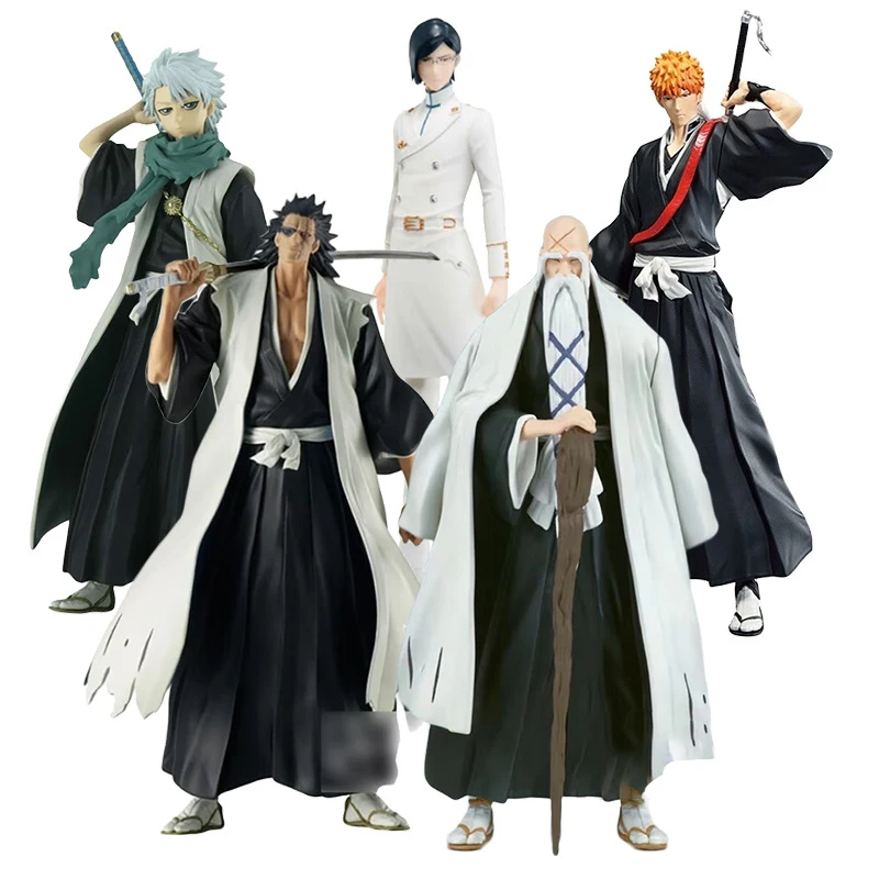 18,5 см Отбеливатель Аниме Hitsugaya Toushirou Zaraki Kenpachi Kurosaki Ichigo экшн-фигурка коллекционные модели игрушки японские куклы