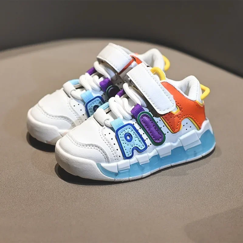 Children's Sneakers Boys Girls Non-slip Sport Shoes Toddler Non-slip Sneakers Casual Soft Shoes Kids Outdoor Four Seasons