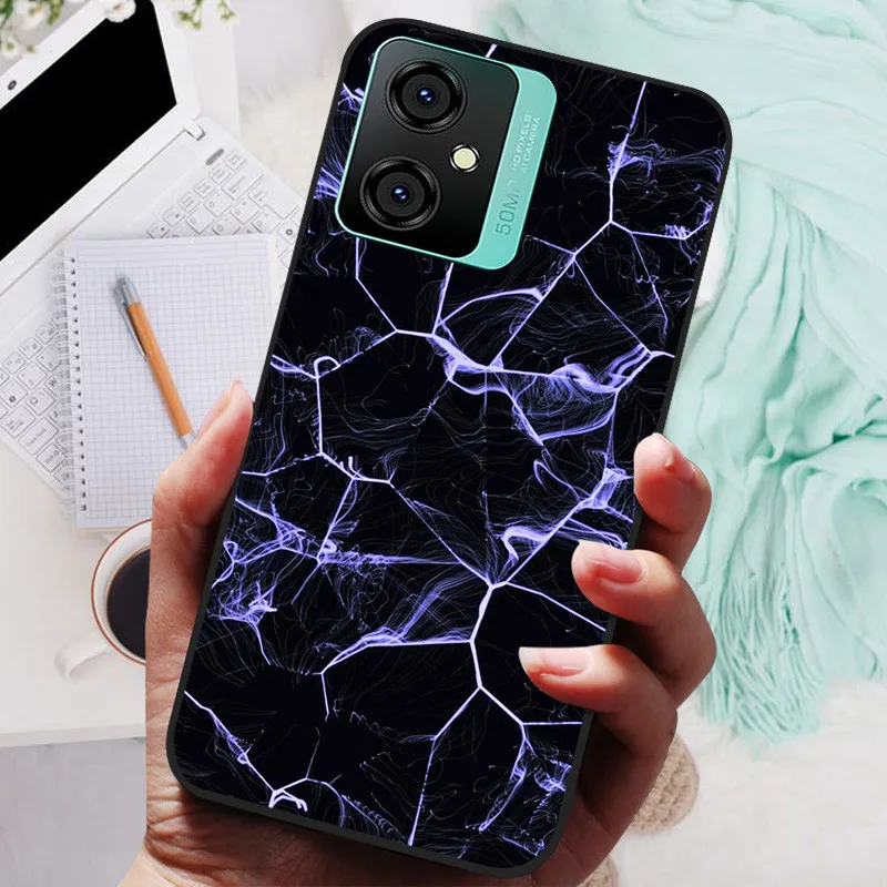 Silicone Soft Lions Cat Black Bumper Protective Case Cover
