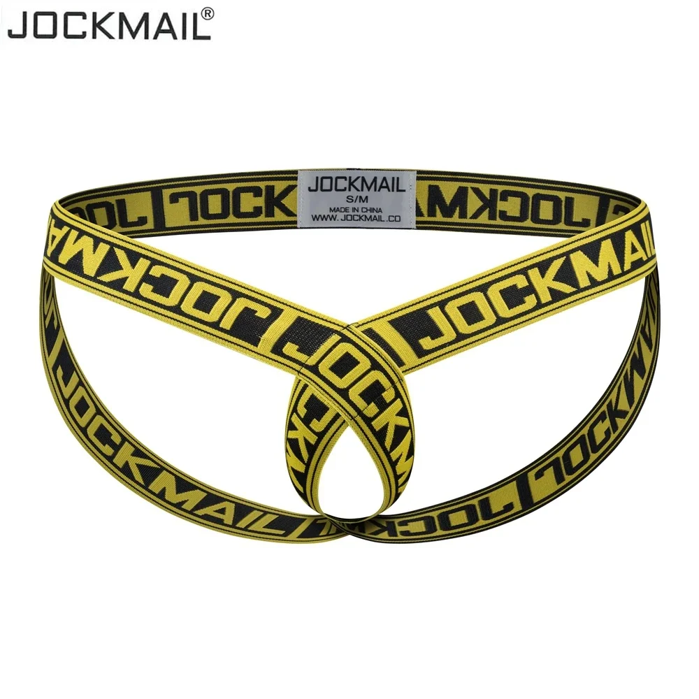 

JOCKMAIL Cockstraps Men's Sexy Briefs Jockstrap Gay Slip Thongs Homme Srting Underwear Pouch Cuecas Underpants High Elasticity