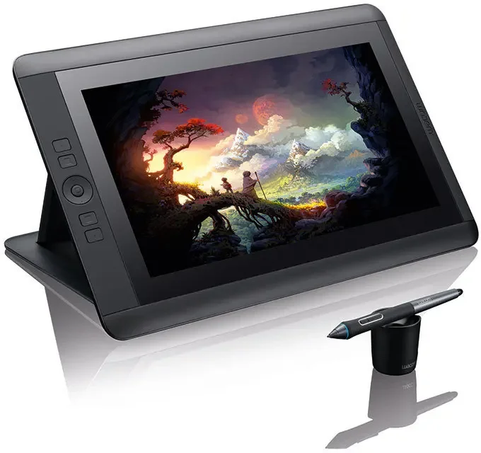 와콤 신티크 16 HD 인터랙티브 펜 디스플레이, 드로잉 디지털 화면 DTK-1661 (DTK-1660 동일)