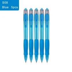 Retractable Gel Pens Set with Assorted Ink Colors for Writing and Office Supplies (Pen-Blue-5pc)