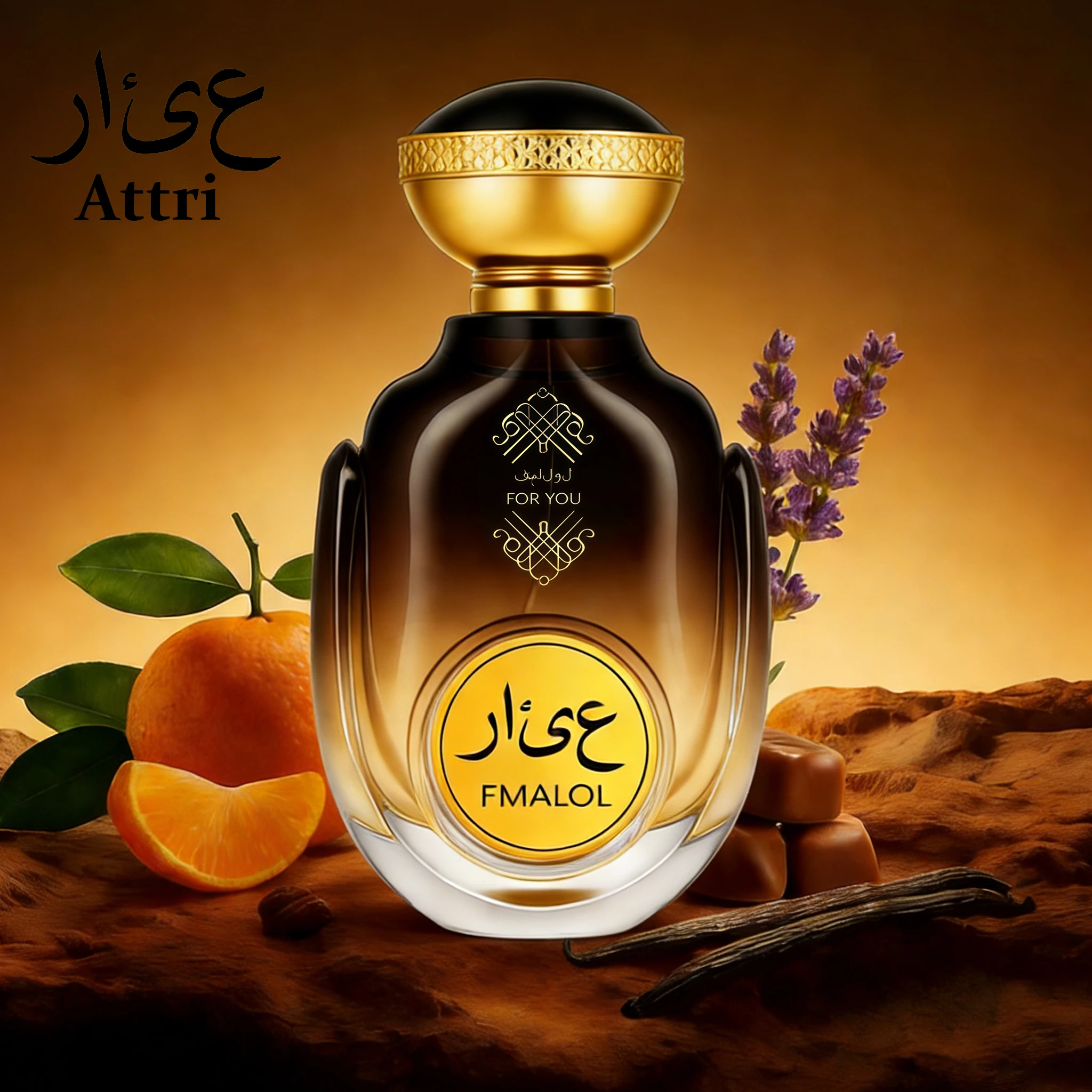 Men's Dubai Luxury Cologne Gift Box - Arabian Suitable for Festive Occasions, Long-Lasting Oriental Woody Scent, Arabic Art Design for Weddings, Business Meetings & Special Events - Cologne for Him