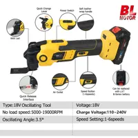 NEWONE 18V Brushless Quick release Oscillating tool Multi functional tool Renovator Electric trimmer Compatible for MAKITA 18V 2