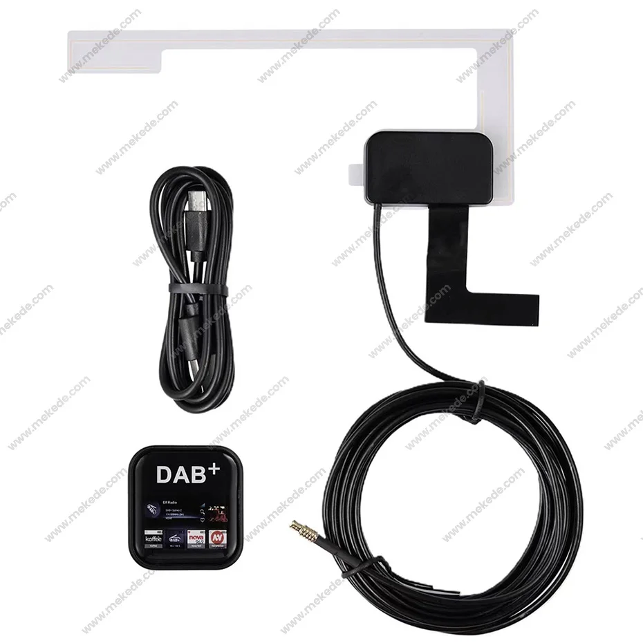 MEKEDE DAB+ Antenna With USB Adapter For European Android Car GPS Navigation Radio Video Multimedia Player car multimedia player car radio car radio player car music player mp3 music player For Honda Hyundai Kia