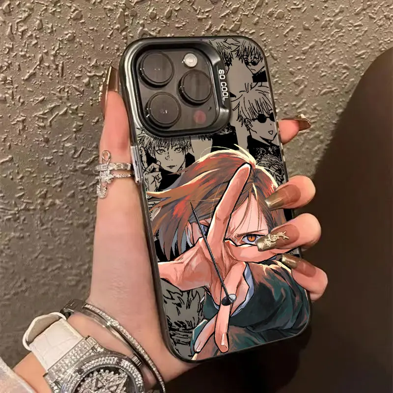 Jujutsu Kaisen Sukuna Gojo Satoru Anime Protective Phone Case - Anti-Fall Cover