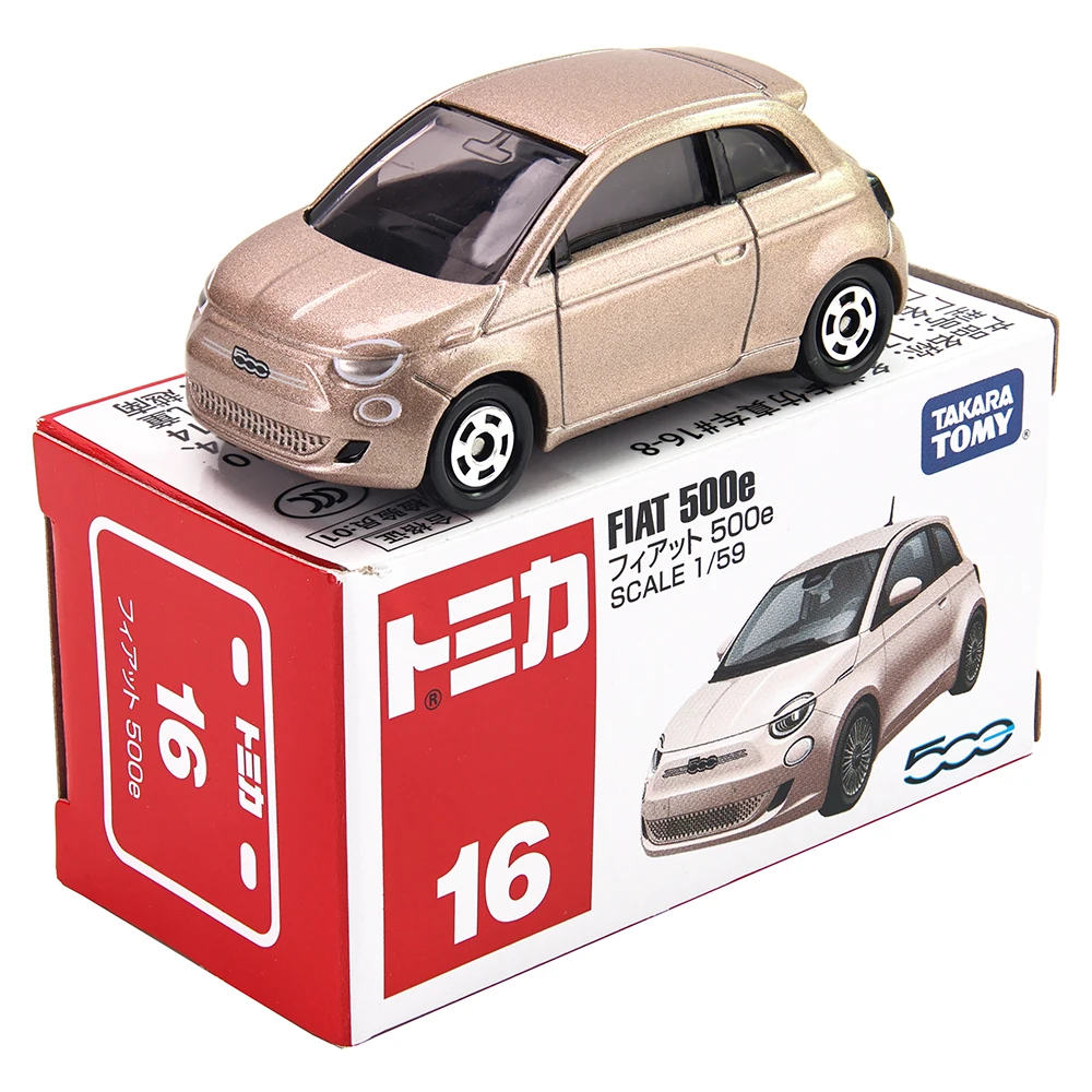 Takara Tomy FIAT 500E HONDA E TOYOTA  RAIZE VOLVO C40 RECHARGE Car Model Replica Collection, Kids Xmas Gift Toys for Boy takara tomy tomica 50th anniversary alloy car honda civic type r toyota gr 1 60scale car simulation car model ornaments boy gift