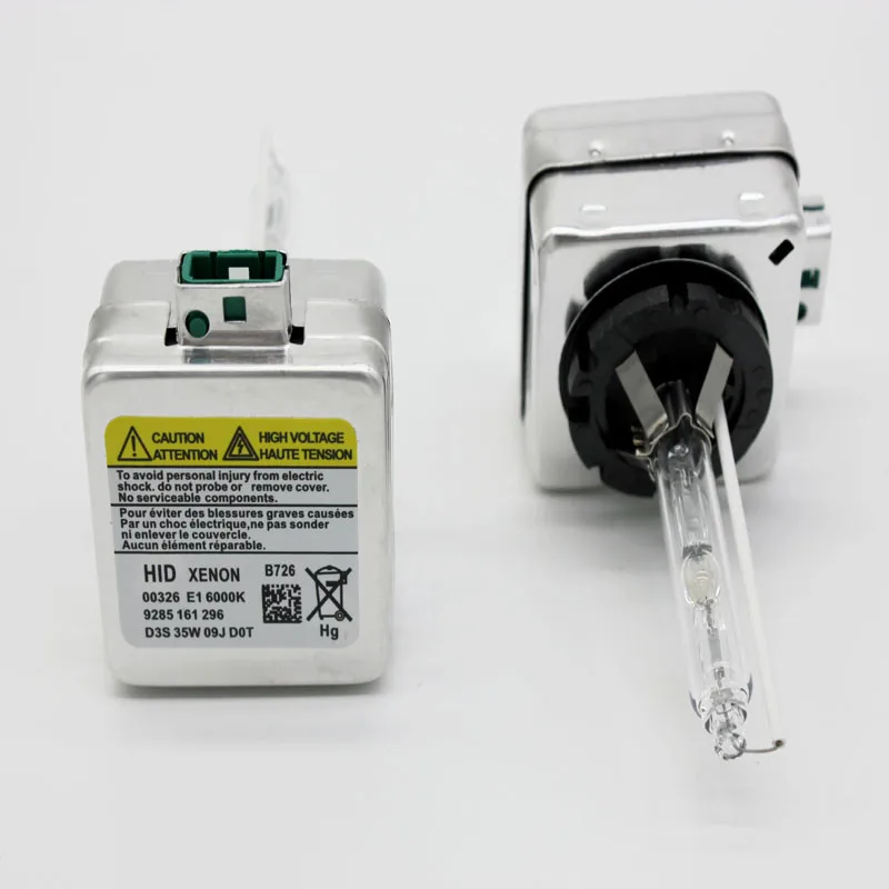 HID 제논 헤드라이트 교체 전구, 슈퍼 브라이트, 2x6000K D3S D3R DS3