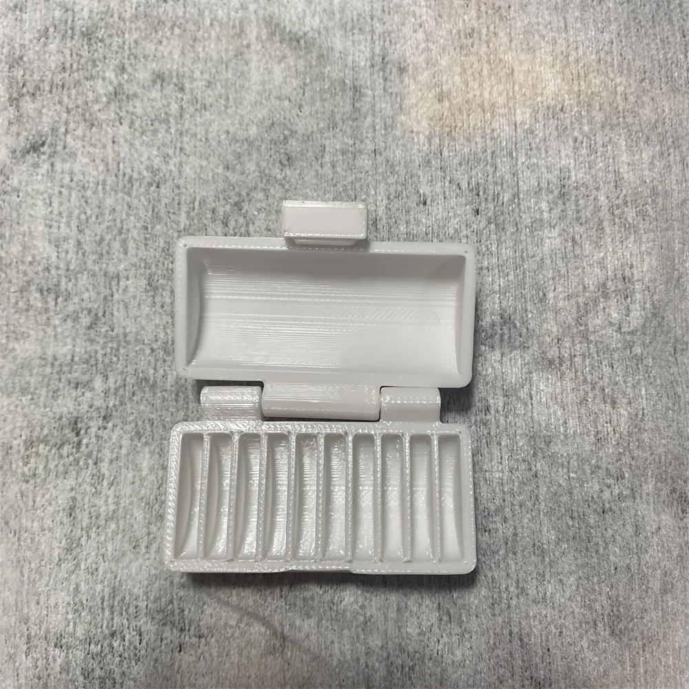 1pc 10 슬롯 CR2032 배터리 홀더, 휴대용 버튼 배터리 보관 상자, 소형 배터리용 분실 방지 정리함